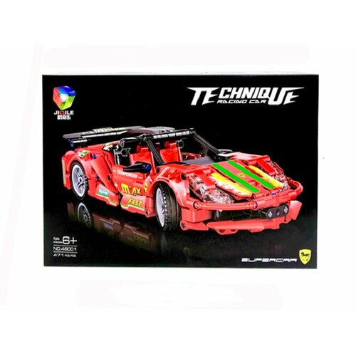 Конструктор Гоночный автомобиль TECHNIQUE 471 деталь, в подарочной упаковке