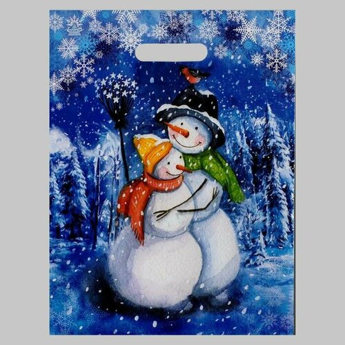 Пакет Любовь-морковь полиэтиленовый с вырубной ручкой 40х31 см 60 мкм 50 шт 2408₽