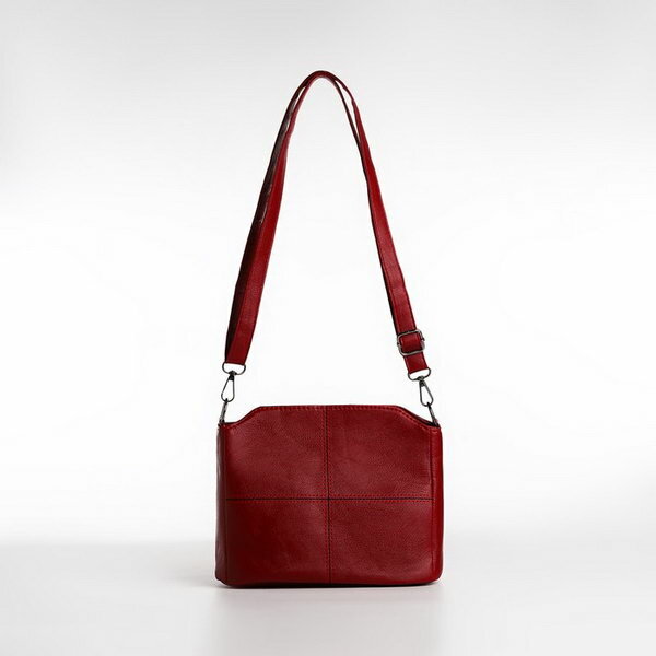 фото Сумка кросс-боди на молнии, цвет бордовый