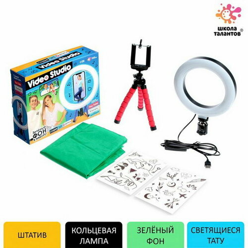 Кольцевая лампа набор для съёмок видео 105300₽