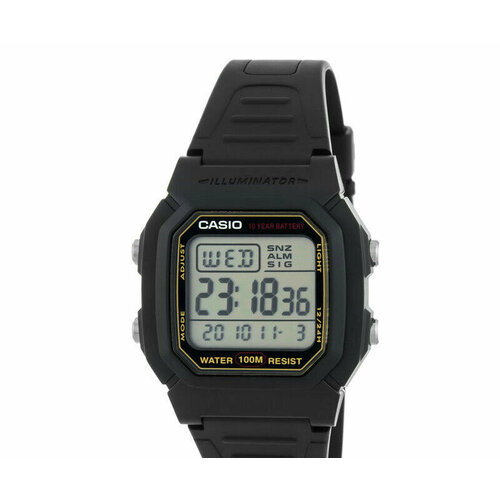 фото Наручные часы casio w-800hg-9a, черный, серый