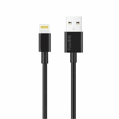 Кабель USB - 8 pin FaisON HX23 Everyday, 1.2м, 2.1A, цвет: чёрный