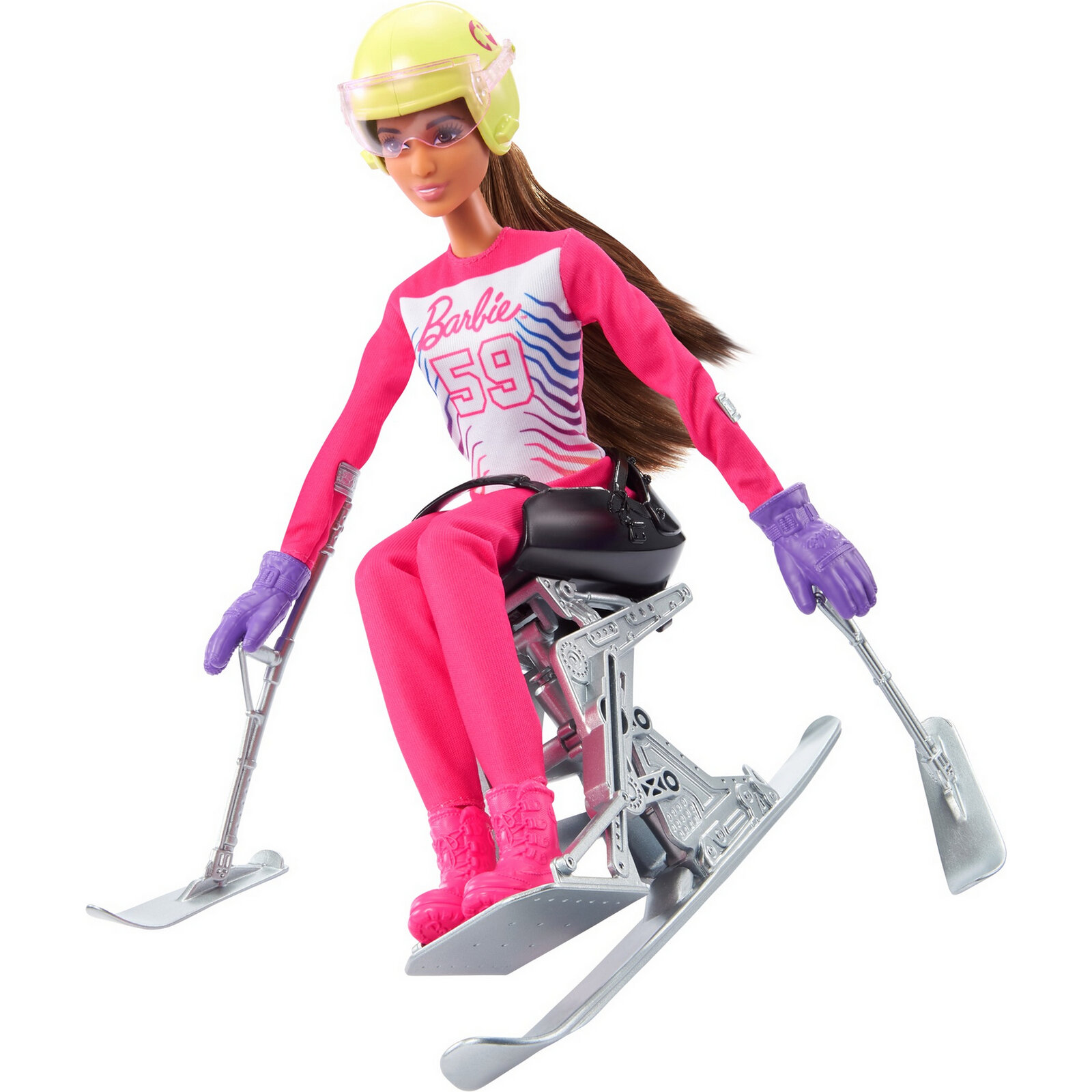 Barbie Кукла Зимние виды спорта "Лыжник-паралимпиец" - фото №12