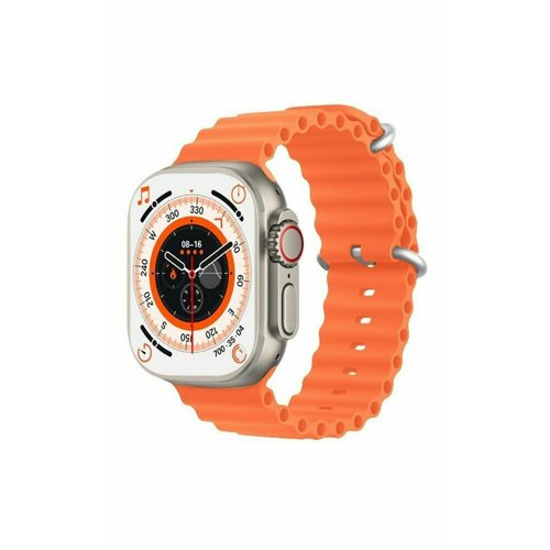 Смарт-часы Watch 8 серии Ultra с беспроводной зарядкой 49mm T800 Ultra - оранжевый 149500₽