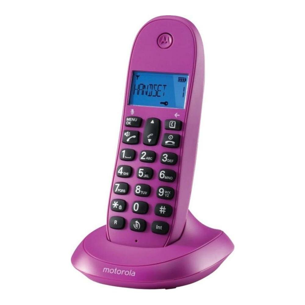 Радиотелефон Motorola Solutions Motorola DECT C1001LB+, фиолетовый
