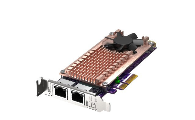 Плата расширения/ QNAP QM2-2P2G2T Expansion card 2 slots M.2 2280 NVMe. PCIe Gen3 x4 interface, 2x 2.5 GbE BASE-T. QM2-2P2G2T — фото 7