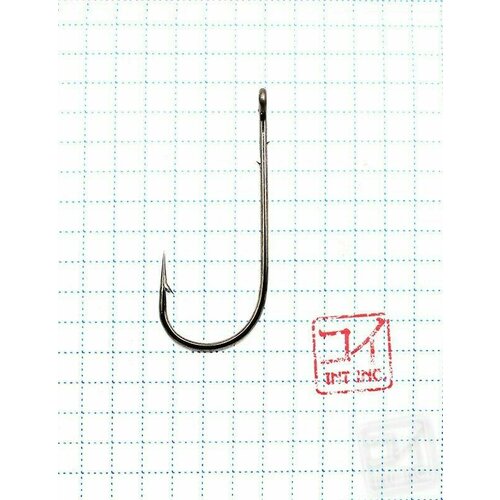 фото Крючок namazu koi round bend worm, размер 5/0 (int), цвет bn, офсетный (10 шт.)