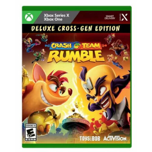 игра на диске crash team racing nitro fueled xbox series x xbox one английская версия Игра Xbox Series Crash Team Rumble Deluxe Edition для Xbox One / Series X