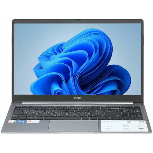 ноутбук tecno megabook t1 t15da space grey 4894947015229 15 6 ryzen 7 5800u radeon graphics 16гб ssd 1tб ms windows 11 home с Ноутбук TECNO Megabook T1 T15DA 15.6 (1920x1080) IPS/AMD Ryzen 7 5800U/16ГБ LPDDR4X/1ТБ SSD/Radeon Graphics/Win 11 Home серый (4894947015229)