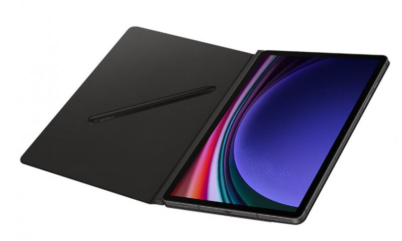 Чехол SAMSUNG для Galaxy Tab S9 Smart Book Cover полиуретан черный (EF-BX710PBEGRU)