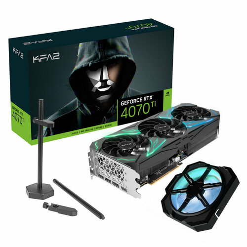 Видеокарта KFA2 GeForce RTX 4070 Ti SG Black 12G 16401000₽