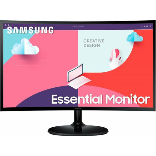 Samsung Монитор 24.0 Samsung Essential S3 S36C FHD LS24C360EAIXCI 1920x1080, VA, черный (D-Sub, HDMI)