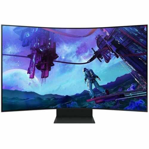 Samsung Монитор Samsung 55 S55CG97WNI черный VA LED 1ms 16:9 HDMI M/M полуматовая HAS Piv 600cd 178гр/178гр 240Hz DP WQ USB 41.5кг