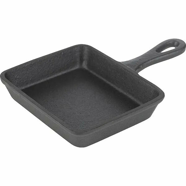 фото Сковорода «Эмбер Каст Мэтт» чугун , L=12,5, B=10,3см черный