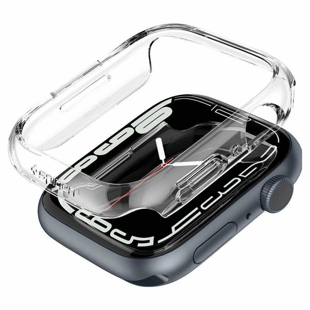 Чехол для корпуса Spigen Thin Fit для Apple Watch 7 45 мм ACS04179 прозрачный — фото 11