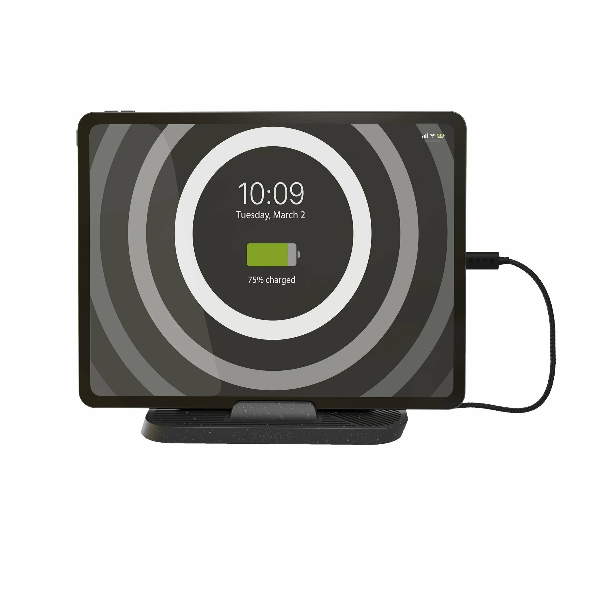 Модульная зарядная станция Zens 60W iPad/Macbook Air Charging Stand чёрная (ZEAPM01/00)