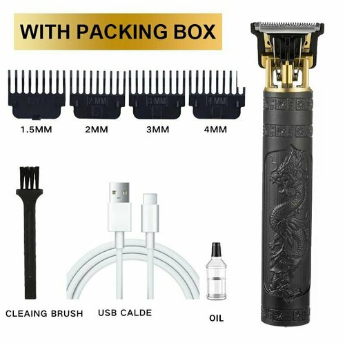 Триммер для бороды и усов с аккумулятором Машинка для стрижки волос мужской для интимных зон Подарок мужчине 290100₽