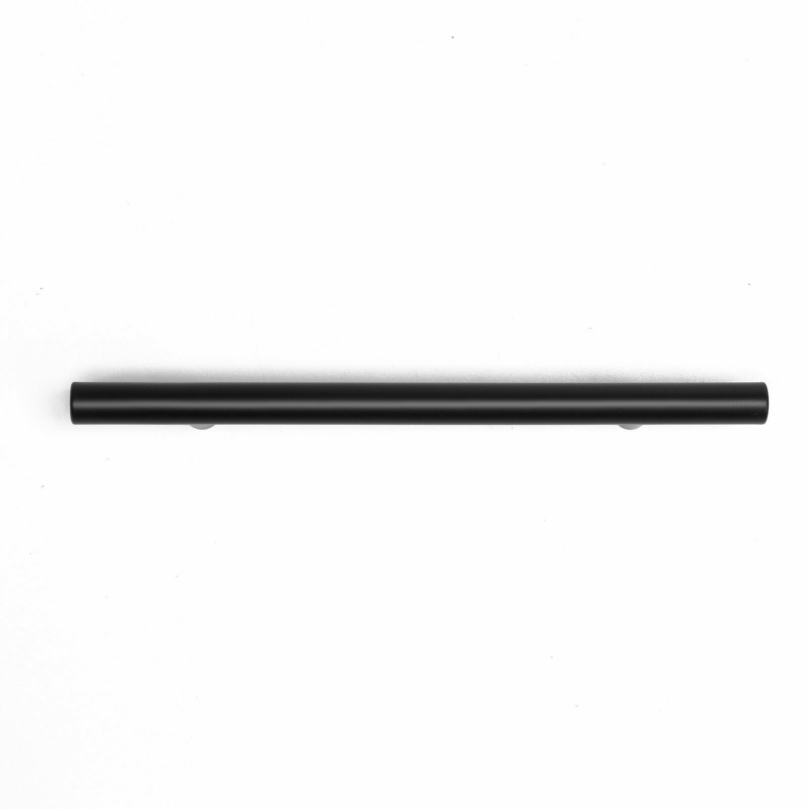 Ручка рейлинг, облегченная, d=12 мм, м/о 128 мм, цвет черный - фотография № 13