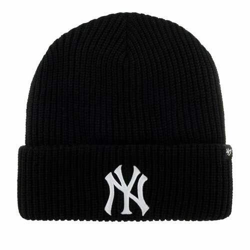 Шапка бини '47 Brand, размер OneSize, черный шапка 47brand brain freeze cuff knit new york yankees серый b brnfz17ace gy