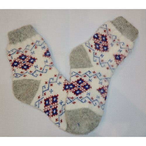 фото Носки размер 19 см, белый вашехобби