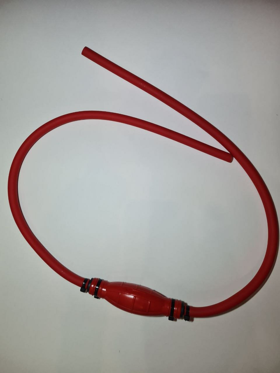 фото Шланг (груша) силиконовый для перекачки топлива, мягкий, ручной насос