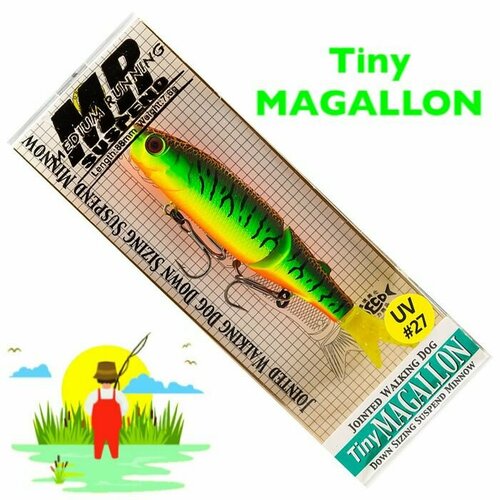 фото Воблер gс tiny magallon 88mr uv#27, 88 мм, 7.6 гр / суспендер / приманка для рыбалки на хищника grows culture