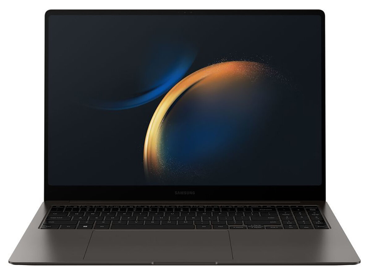 Ноутбук Samsung Galaxy book 3 NP960, 16", OLED, Intel Core i7 1360P, LPDDR5 16ГБ, SSD 512ГБ, Intel Iris Xe graphics, темно-серый (np960xfg-kc1in) - фото №1