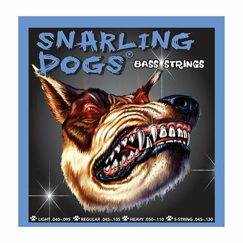 Струны для бас-гитары Snarling Dogs SDN455 45-130 струны для электрогитары snarling dogs 011 049