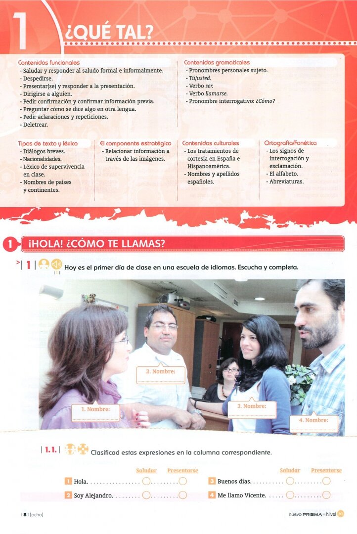 Nuevo Prisma A1 Ampliada. Libro del alumno - фото №2