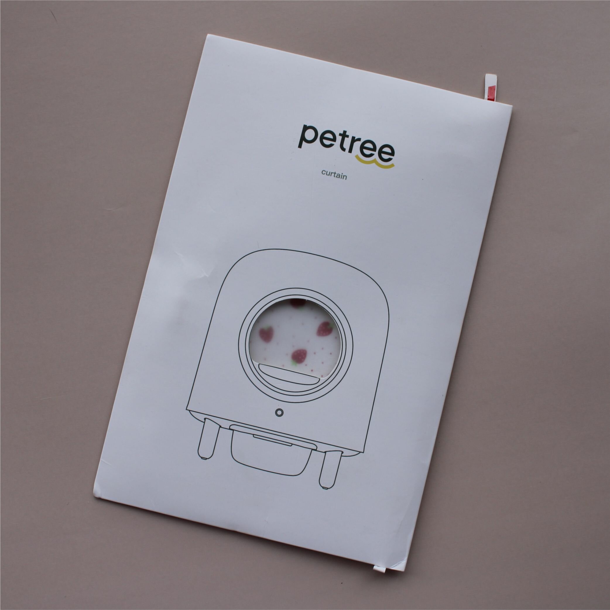 Шторки для автоматического туалета PETREE 2, клубнички - фотография № 8