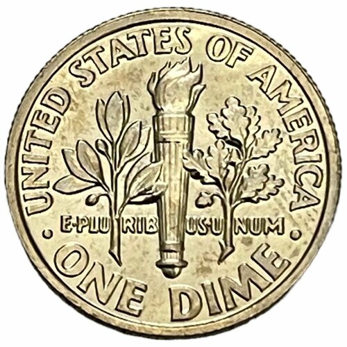 США 10 центов (1 дайм) 1992 г. (Dime, Рузвельт) (P)