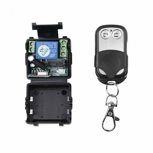 Радио реле с пультом радио брелком 12 В 10 А 433 МГц 1100₽