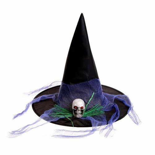 фото Карнавальная шляпа «ведьма», цвета микс (комплект из 4 шт) страна карнавалия
