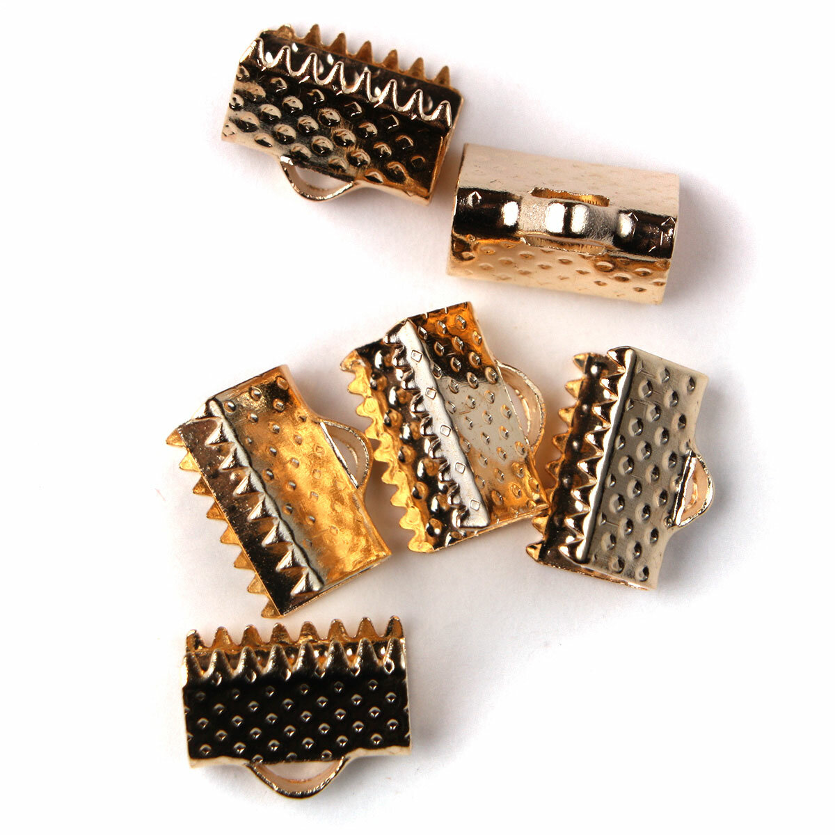 фото 4AR2030 Концевик для ленты, 10 мм, 6шт/упак, Astra&Craft (яркое золото)