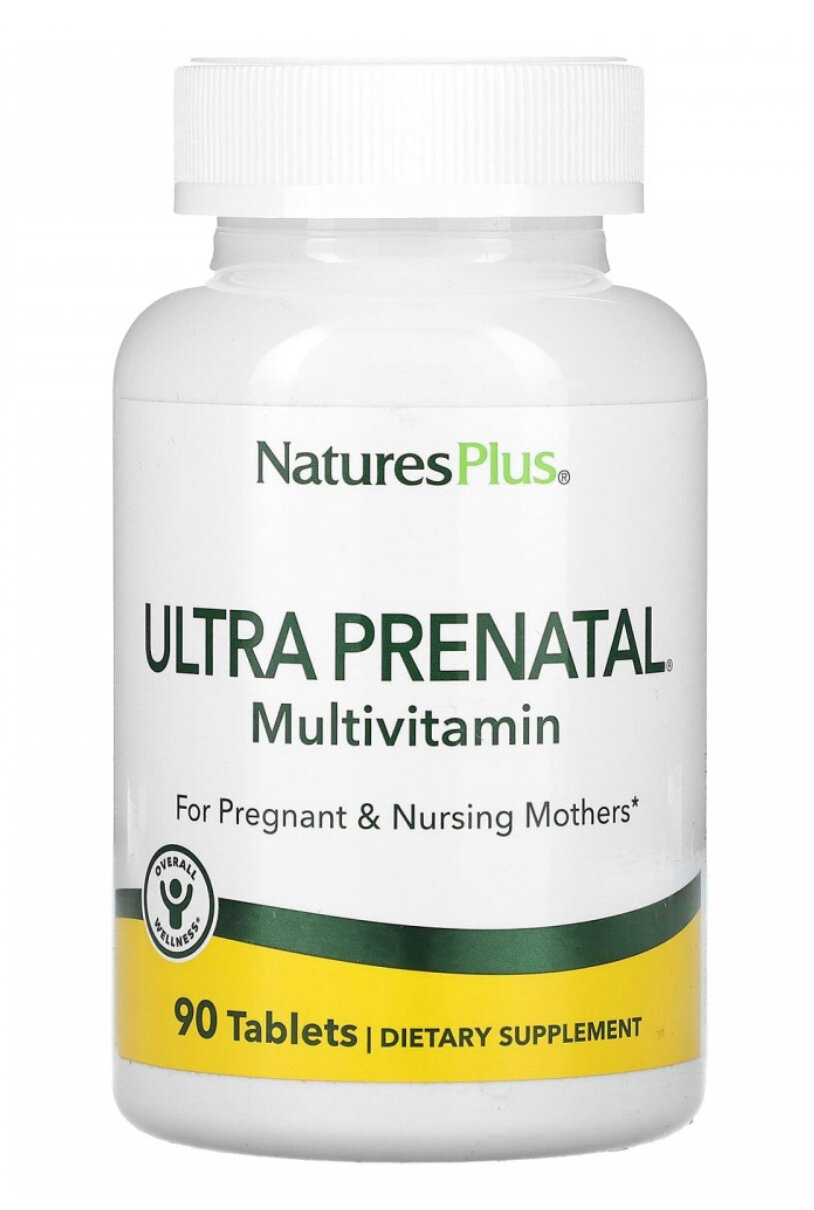 Ultra Prenatal Multivitamin, Мультивитамины для беременных и кормящих женщин, 90 таблеток