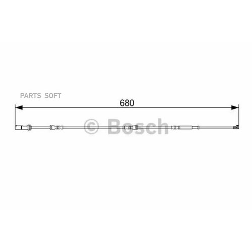 BOSCH 1987473568 Датчик износа тормозных коодок 5930₽