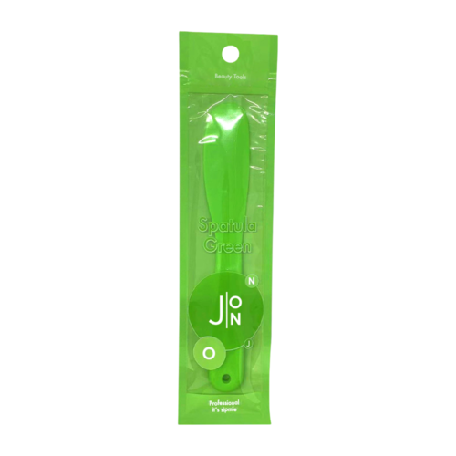 J: on Спатула (лопатка) для нанесения масок зеленая - Spatula green, 1шт чаша для размешивания маски rubber ball small red 300сс