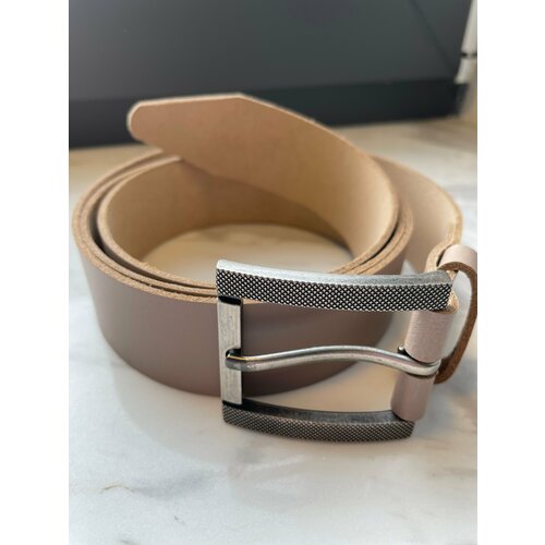 фото Ремень , размер 100, бежевый м.а.с.