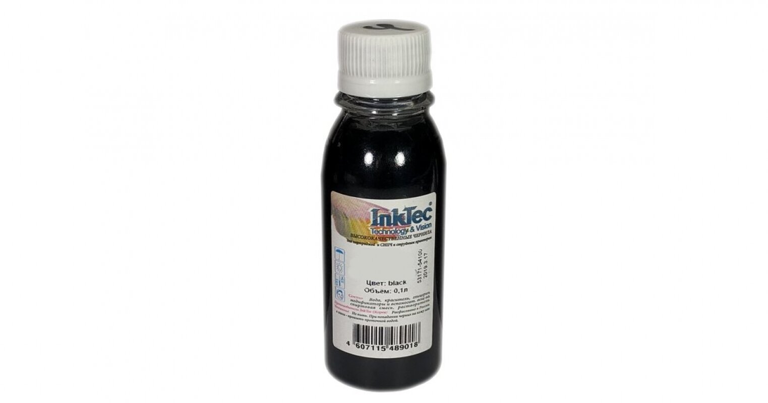 Чернила InkTec H5088 для HP C9386A/ C9391A, C, 0,1 л, голубой