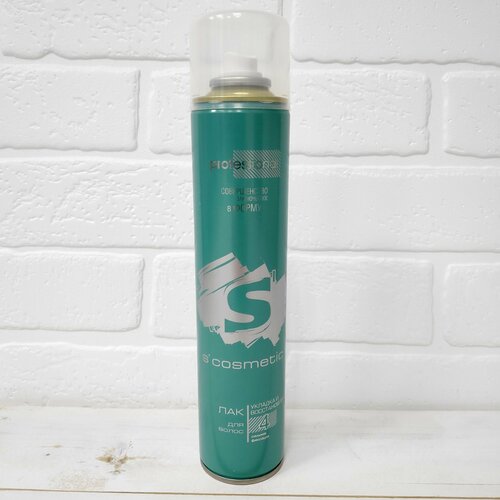 Лак для волос Сибиар S'cosmetic Укладка и восстановление, максимальная фиксация, 300мл