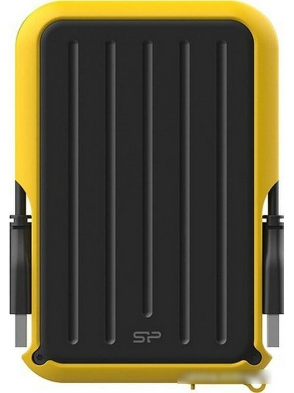 Внешний жесткий диск 2.5'' Silicon Power Armor A66, 2 TB, USB 3.2, жёлтый - фото №3