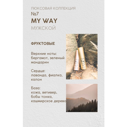 NOP Парфюмерная вода №7 (14 ml) сменная капсула, My way