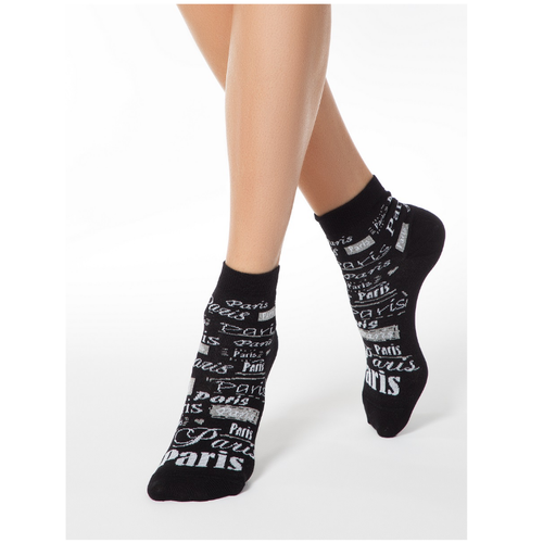 фото Носки conte, размер 36/37, черный