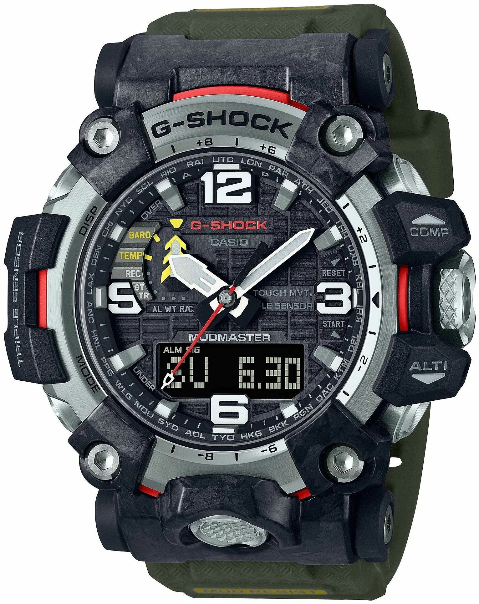 Наручные часы CASIO, зеленый
