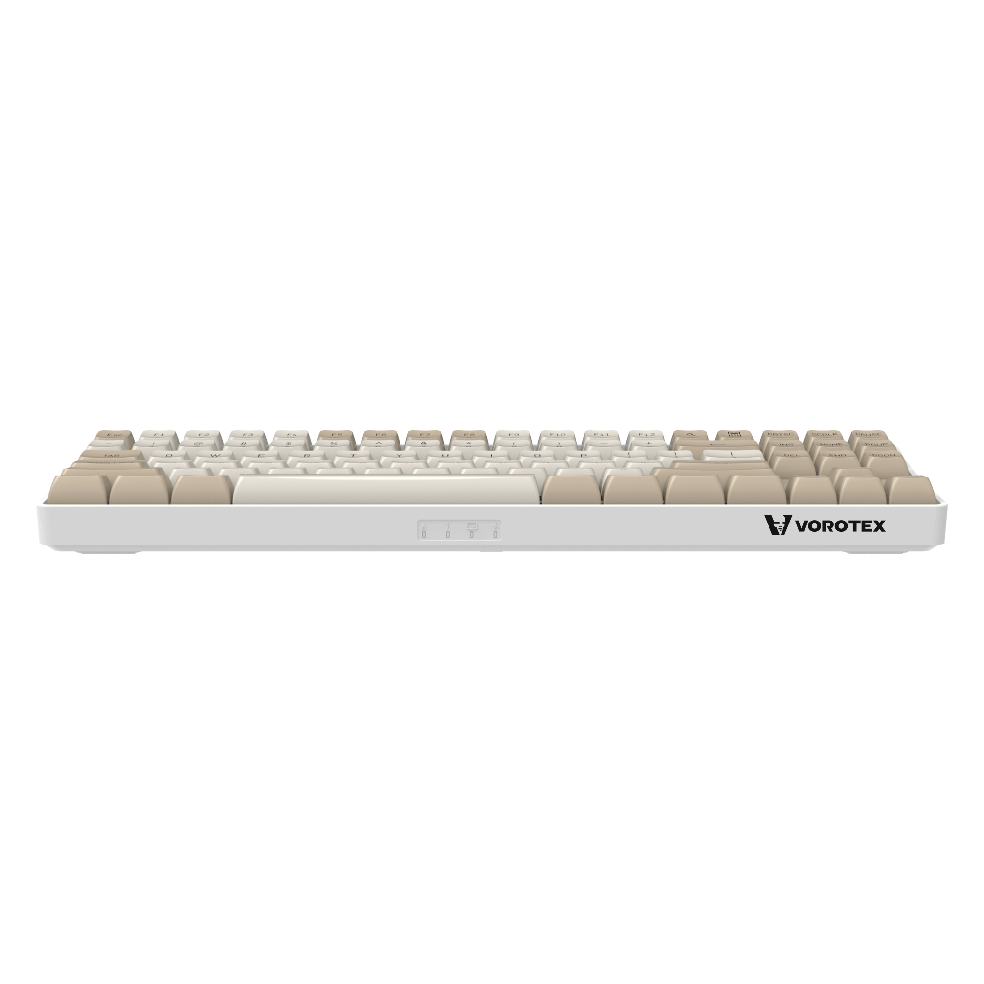 Клавиатура беспроводная VOROTEX MK87R Red Switch молочно-коричневый