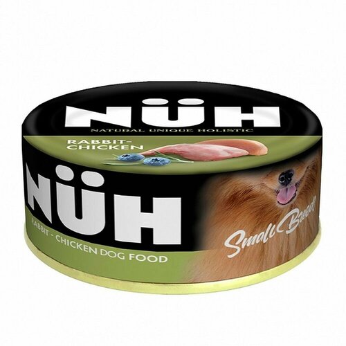 Нюх 31229 кон. для собак мелких пород беззерновые Кролик и цыплёнок 100г, 104954 (8 шт)