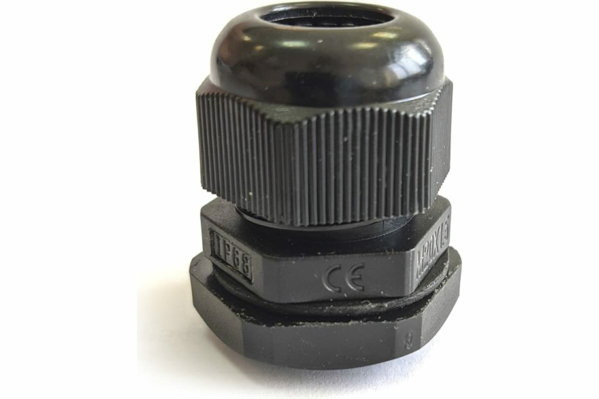 фото Сальник гофроматик mg 16 пластик (4-8мм) ip68 черный zeta30924