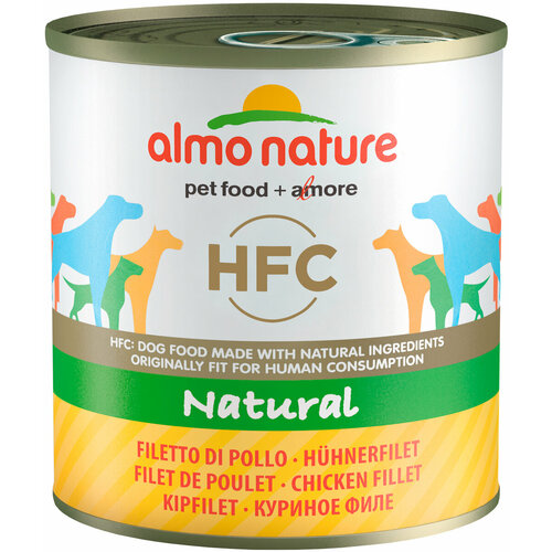 ALMO NATURE DOG CLASSIC HFC для взрослых собак с куриным филе (95 гр х 24 шт)