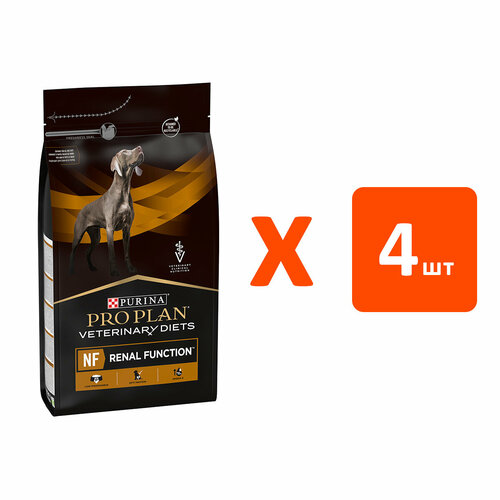 PRO PLAN VETERINARY DIETS NF RENAL для взрослых собак при заболеваниях почек (3 кг х 4 шт) pro plan veterinary diets nf renal для взрослых собак при заболеваниях почек 3 кг х 4 шт