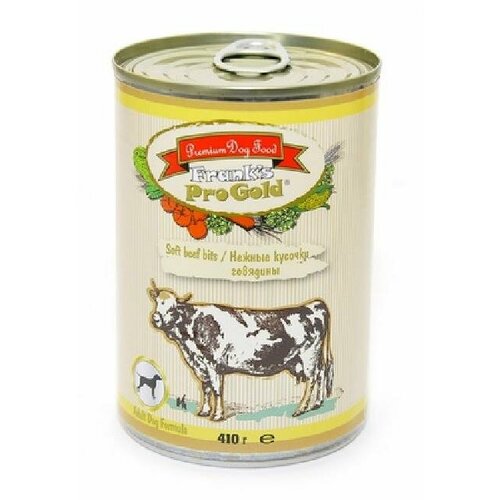 Franks ProGold консервы Консервы для собак Нежные кусочки говядины 69фо31 43632 0,415 кг 43632 (2 шт)